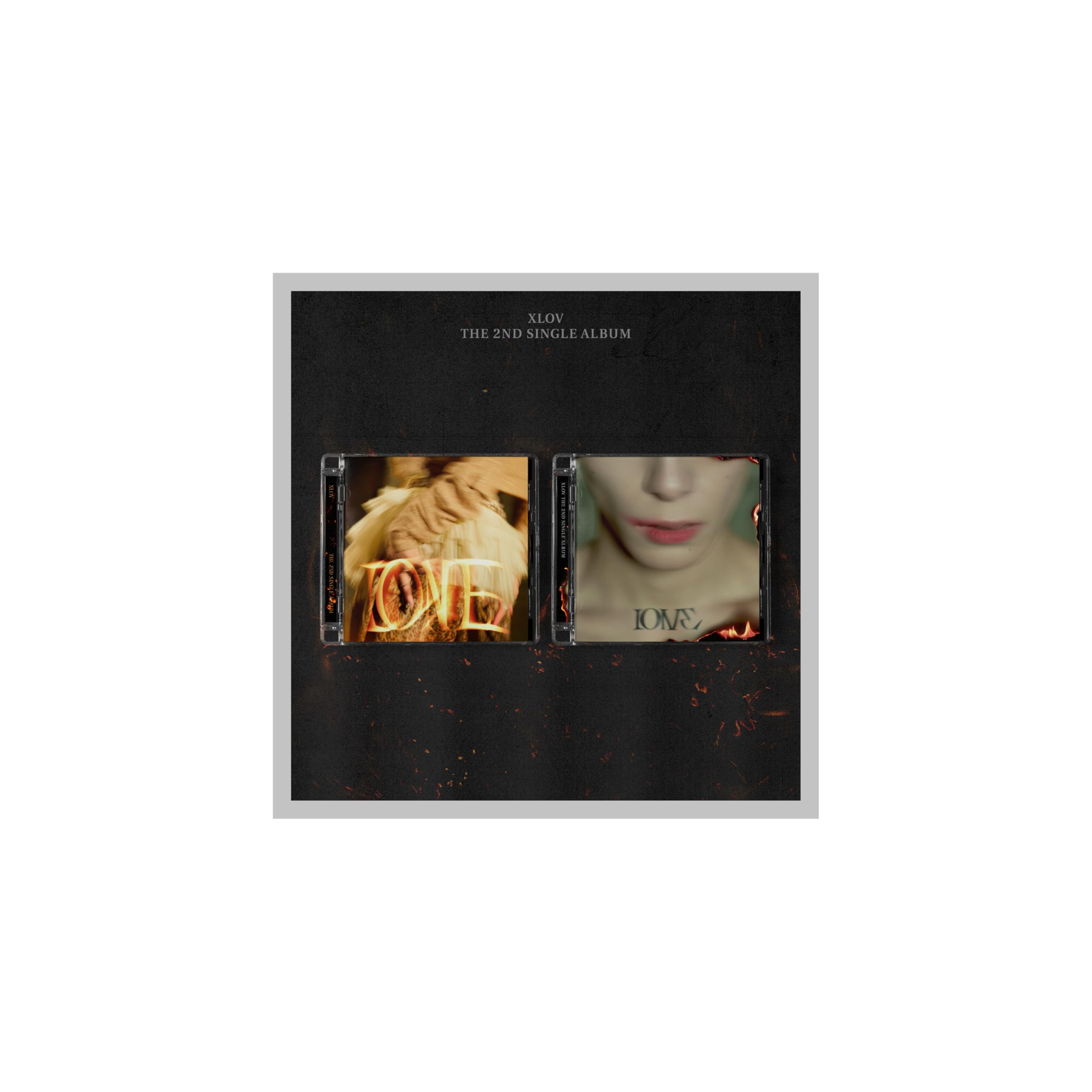 Album Case XLOV I ONE 2nd Single à découvrir chez soi avec son livret et ses photocards
