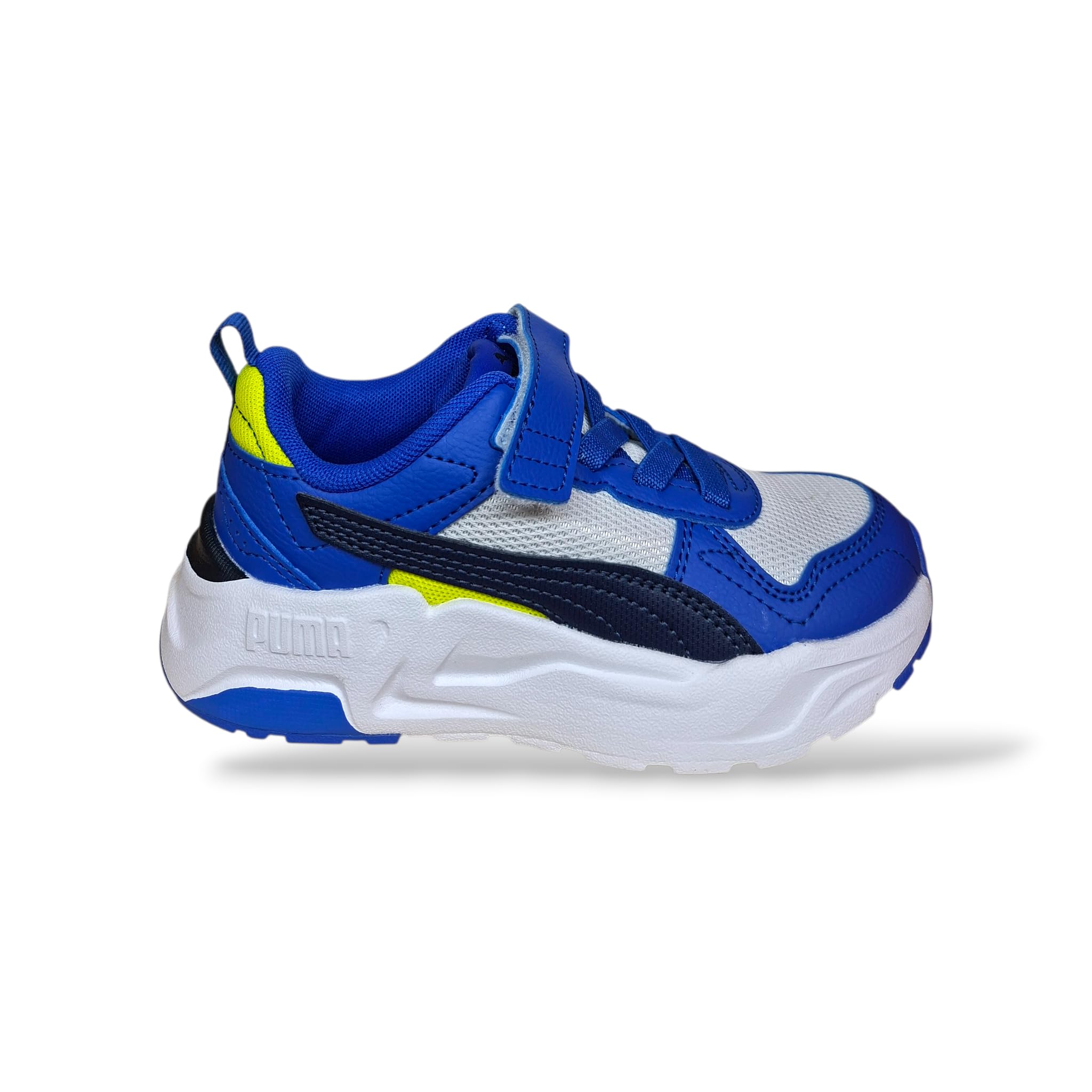 PUMA Unisex Baby Trinity 2 LT AC+ INF Sneaker, Feather Gray Navy-Royal Sapphire, 7 UK Child