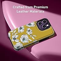 Vista 175 de LETO para iPhone 15 Pro Funda tipo cartera - Tapa tipo folio con patada - Diseños de moda - Tarjetero - Funda protectora para mujeres y niñas - 6.1
