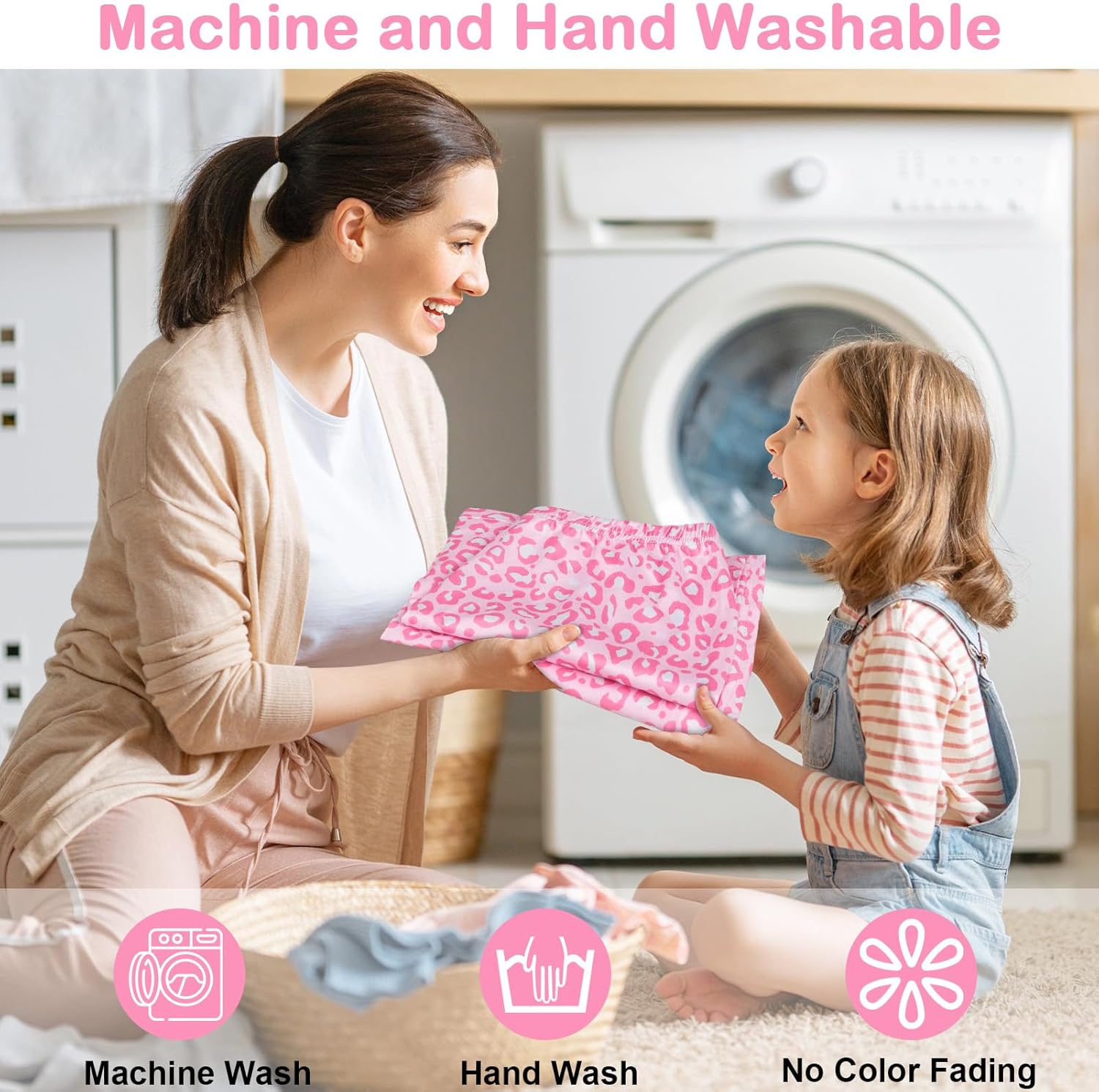 ICOSY Girls Pajamas for Kids Pajamas Toddler Girls 2 PCS Flutter Sleeve Top and Shorts Clothes Size 3-10 - Image 6