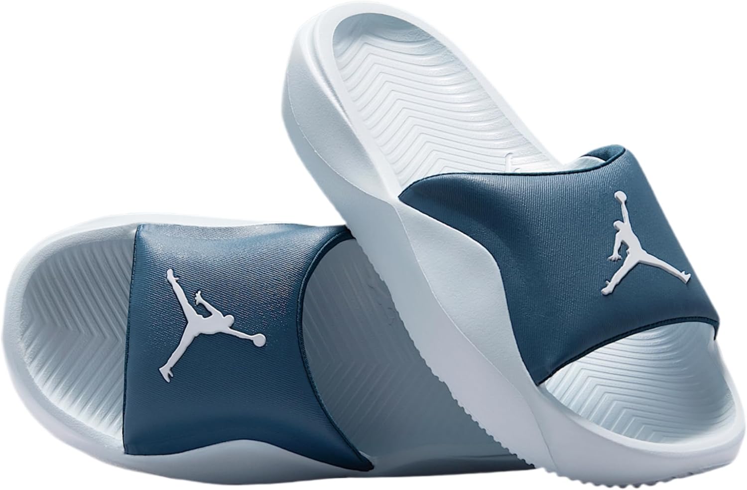 Nike Jordan Franchise Big Kids' Slides (Squadron Blue/Aura/White)