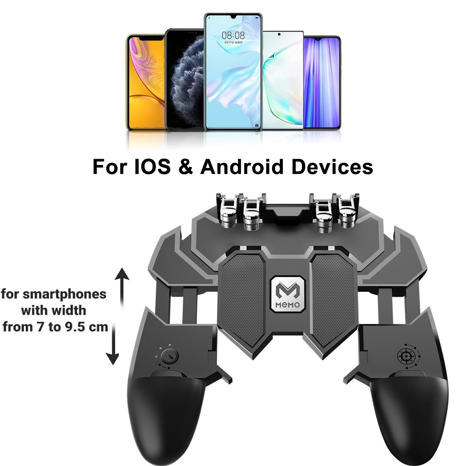 Esenlong Manette de jeu, confortable et extensible pour téléphone portable
