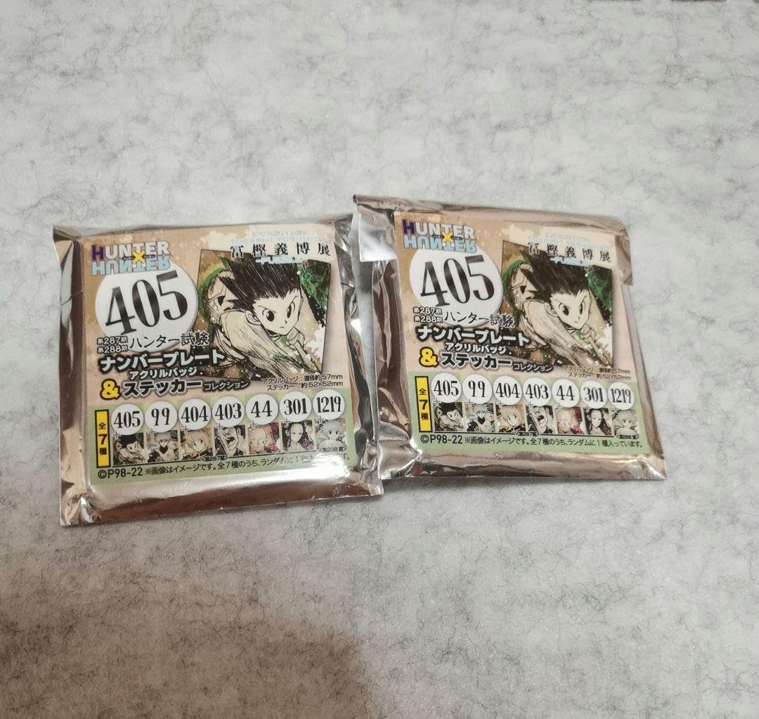 HUNTER×HUNTERナンバープレート&ステッカー5個セット HUNTER×HUNTER