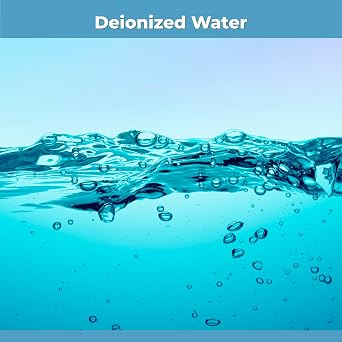 DIYChemicals Deionized Water (DI) Filtered Demineralized Water Purification Softener Solution for Cleaning, Automotive, Laboratory Equipment Bulk DI | 1 Pint (16 fl oz)