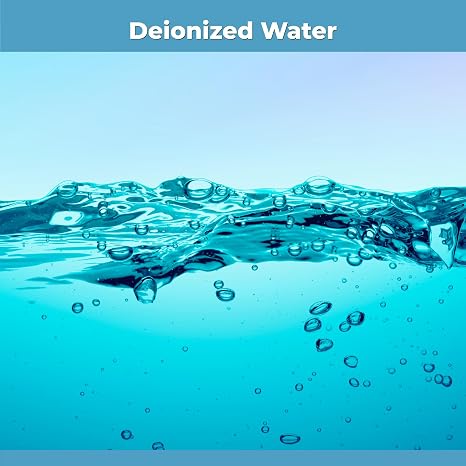 DIYChemicals Deionized Water (DI) Filtered Demineralized Water Purification Softener Solution for Cleaning, Automotive, Laboratory Equipment Bulk DI | 1 Pint (16 fl oz)