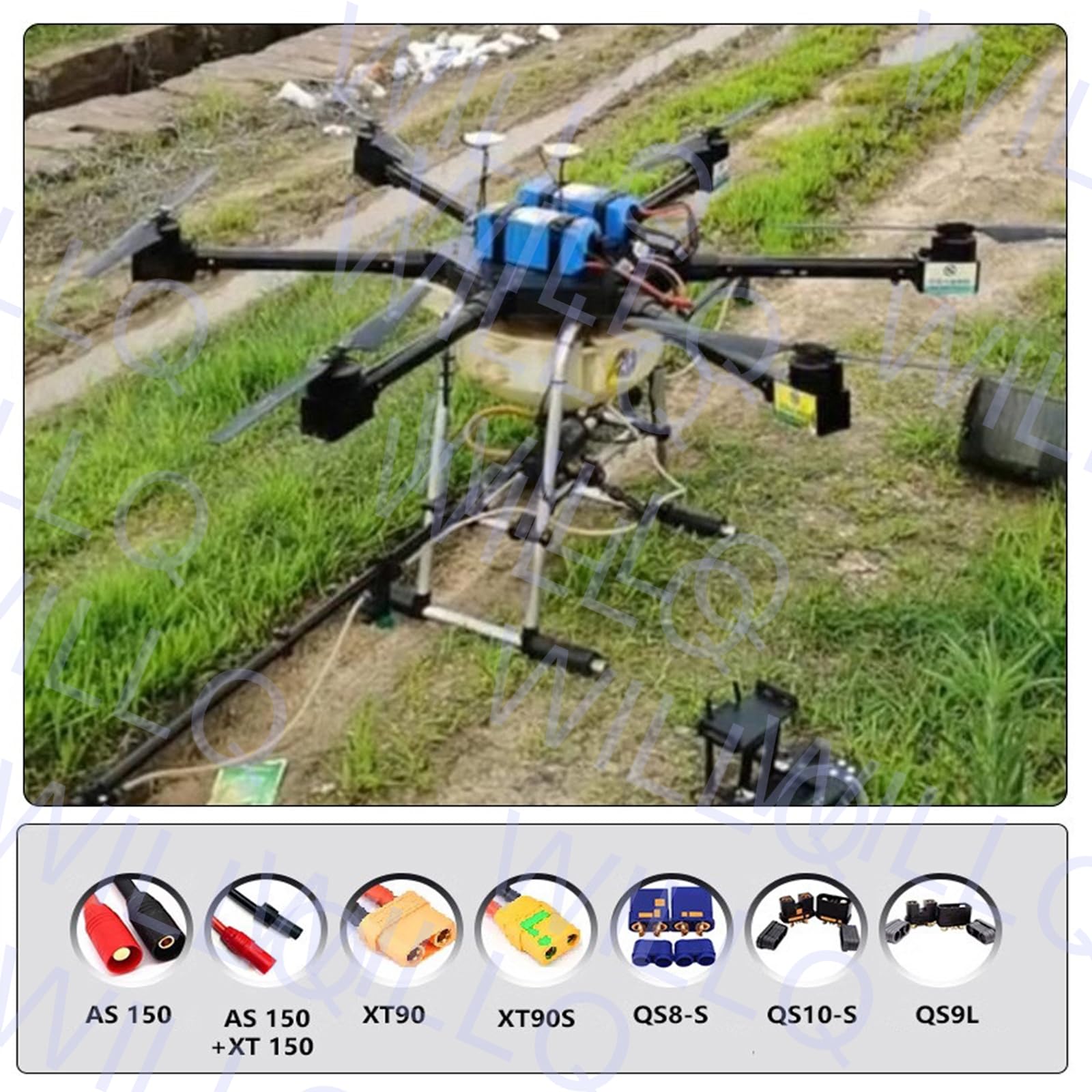 Akumulator litowy 14S/18S 20Ah 30Ah 35Ah 40Ah 65Ah 70Ah 51.8V/53.2V/66.6V/68.4V dronów o prądzie rozładowania 5C/10C/30C, przeznaczony bezzałogowych statków powietrznych (UAV)