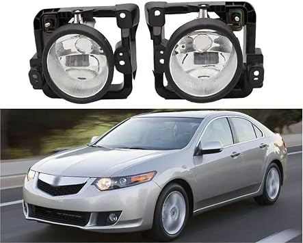 Fog Lights Compatible For HONDA ACCORD EURO CU1 CU2 2009-2012 Headlight Fog Light Compatible For Acura TSX Fog Lamp Cover Grill Bezel For Spirior1 pair
