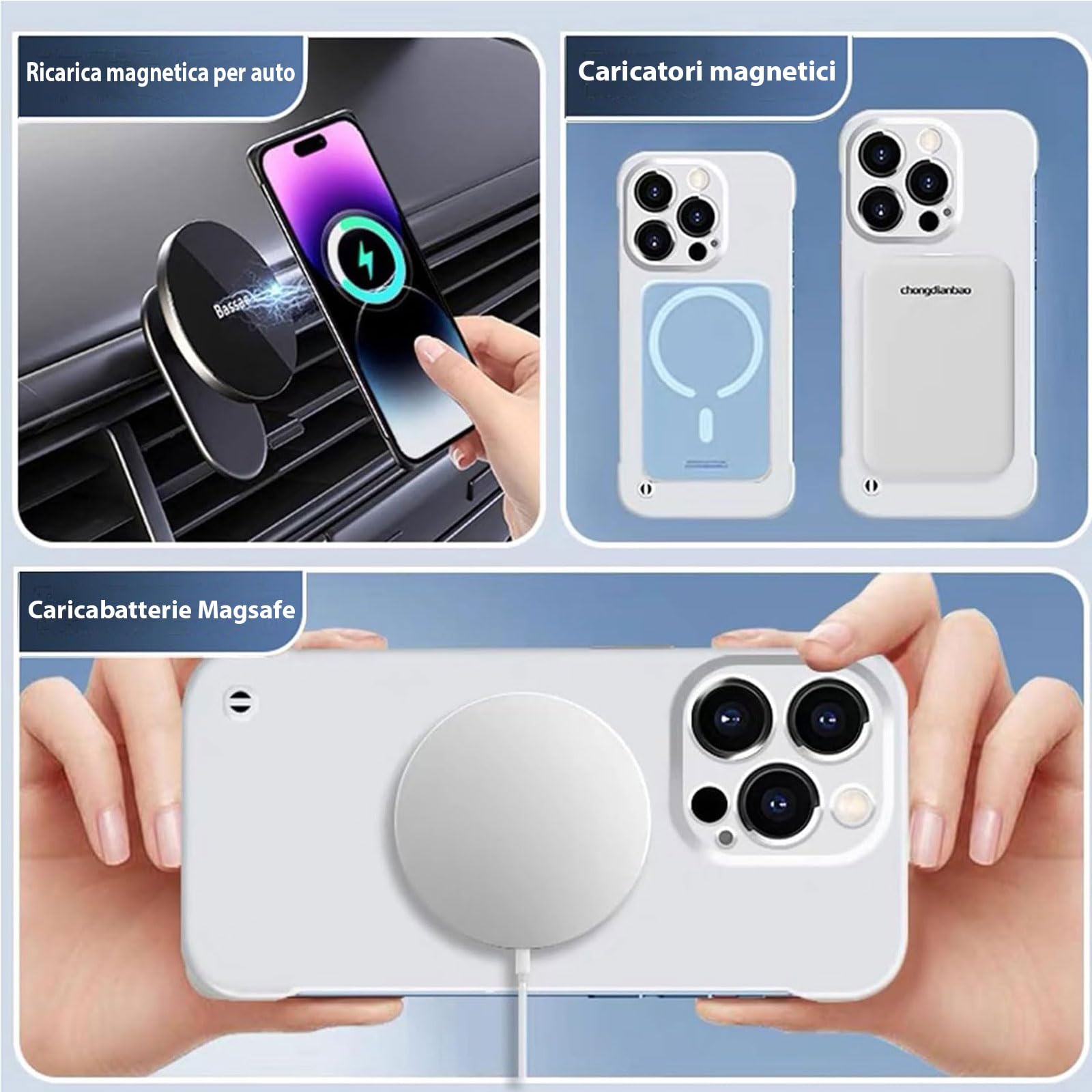 FAOMSEBS Magnétique Sans Bord Pour Coque Samsung S22 Ultra