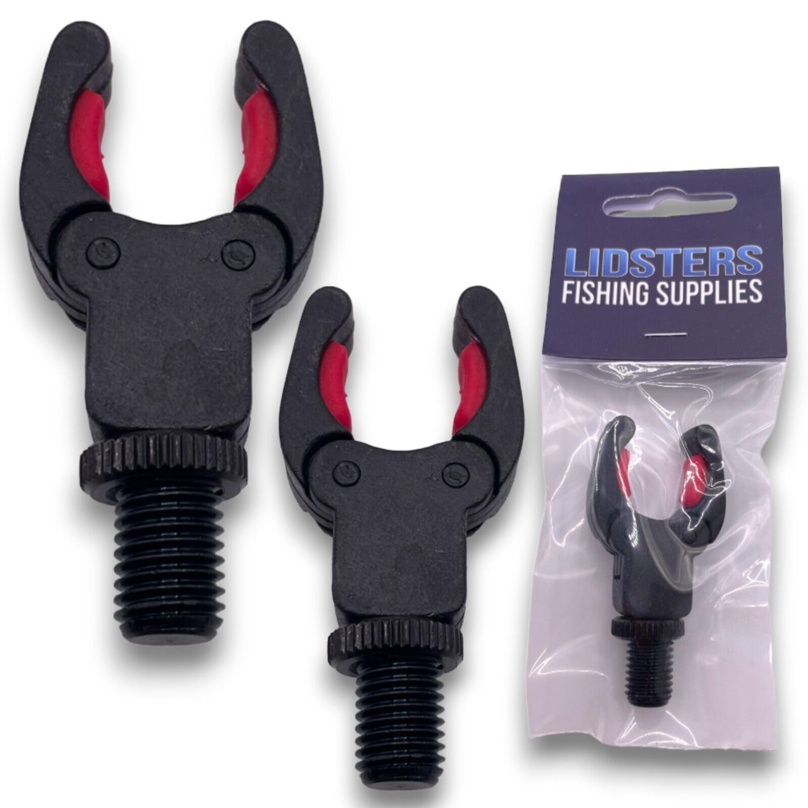 2 x LFS Rod Rests Self Adjusting Secure Rod Back Butt Rest Carp Coarse Fishing Tackle Lidsters fishing (2 x Pink)