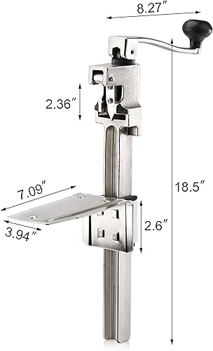 Miniatura 3 de New Star Foodservice 7006858 Piezas de repuesto CuchilloHoja y engranaje compatibles con el abrelatas manual #1, juego de 2