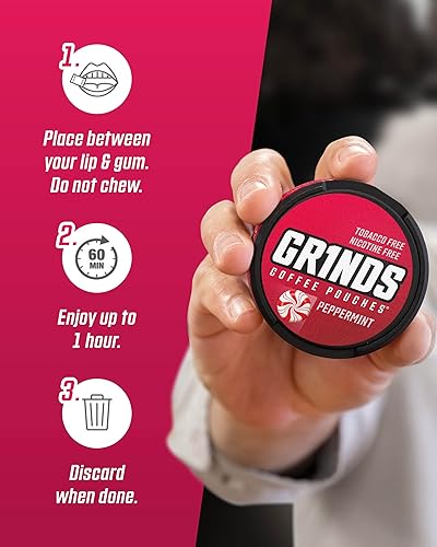 Miniatura 98 de Bolsas de café Grinds 3 latas de vainilla Sin tabaco, sin nicotina alternativa saludable 18 bolsas por lata