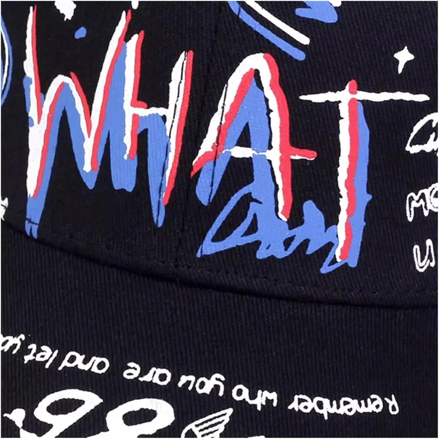 1 x Korea Graffiti Fashion Hipster Hat Personality Trend Men and Women Baseball Caps Hip Hop Caps