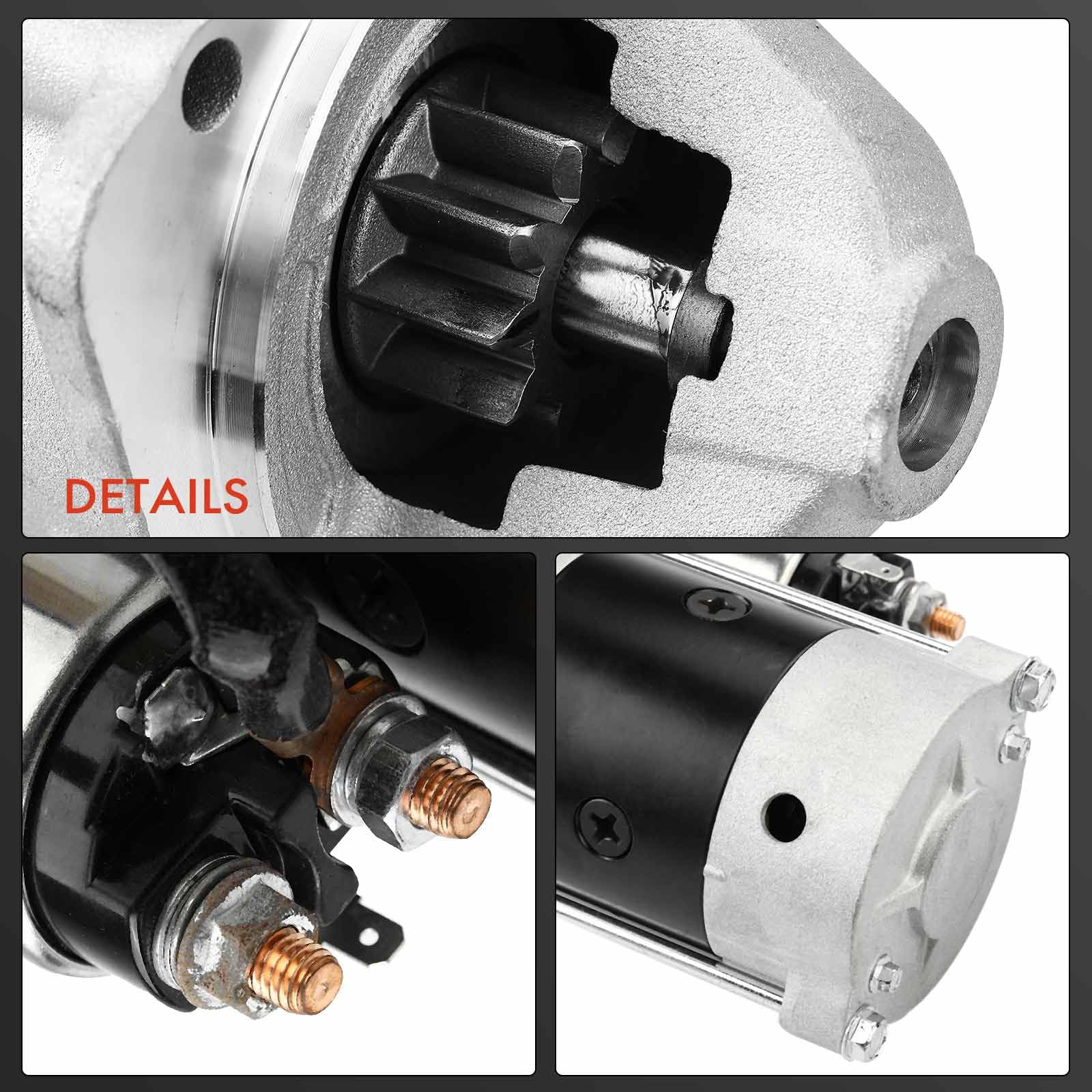 Frankberg Motor de arranque 22 kW 12 V 10 dientes 113702 | Compatible con: MPV I LV, Serie B UN, BT-50 Recogida de CD UN, Serie B UF, Ranger EQ ER R, Ranger ET