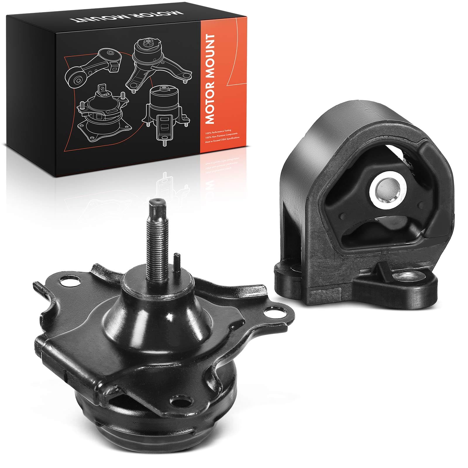 Frankberg 2x Soportes del Motor Compatible con Civic VII Berlina ES ET 1.3 IMA 2003-2005 Replace# 50810S5AA81,50821S5B003