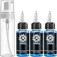 JimKing Sabonete de limpeza de tatuagem, sabonete ultra concentrado de 118 g com frasco de espuma de 200 ml, kit de suprimentos de limpeza de tatuagem para tatuagens, piercings, cuidados posteriores