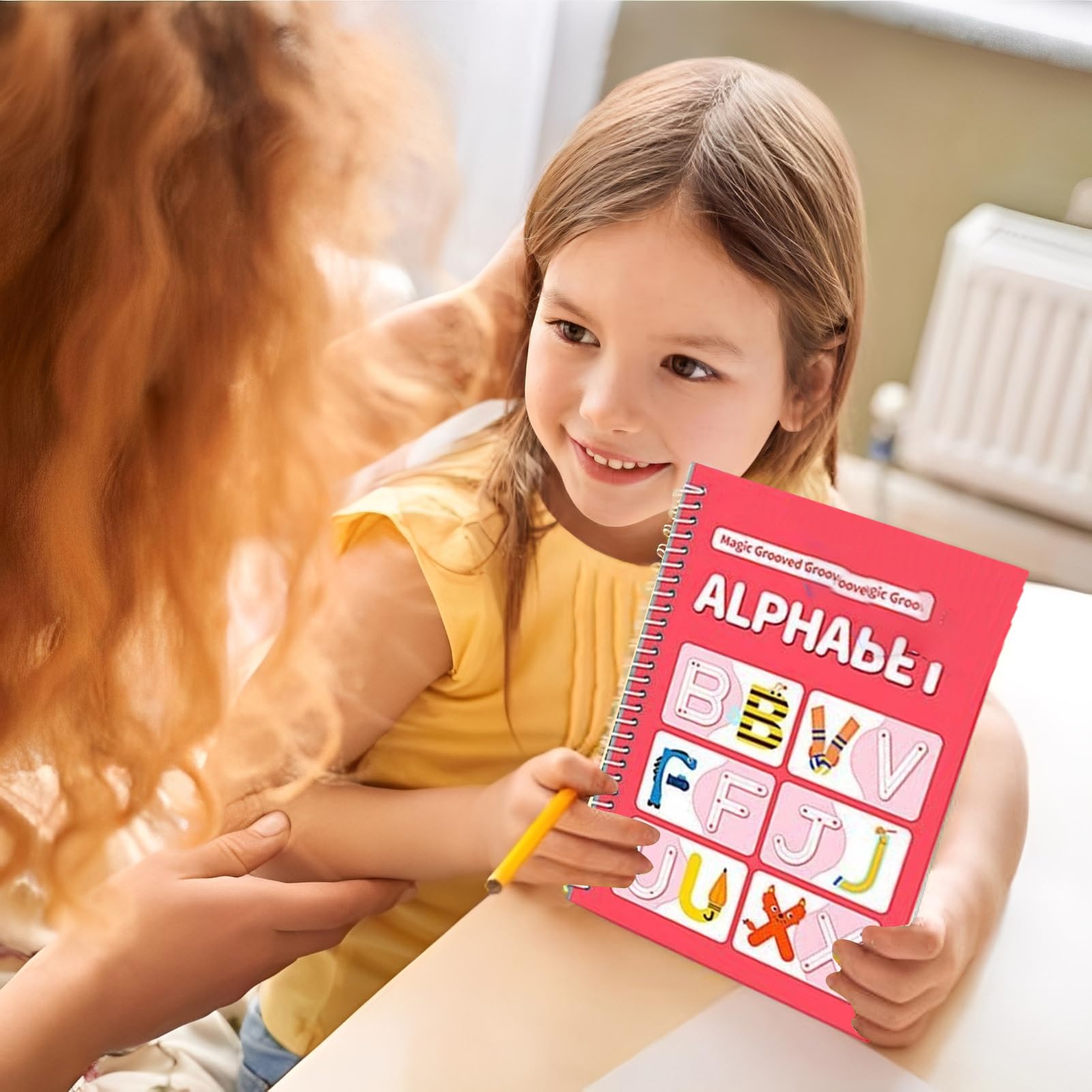 Libro De Práctica De Escritura Infantil Aprendizaje Con Libro De Caligrafía | Libro De Práctica De Caligrafía Con Agarre Para Lápiz Para Niños Y Niñas De Preescolar Jardín
