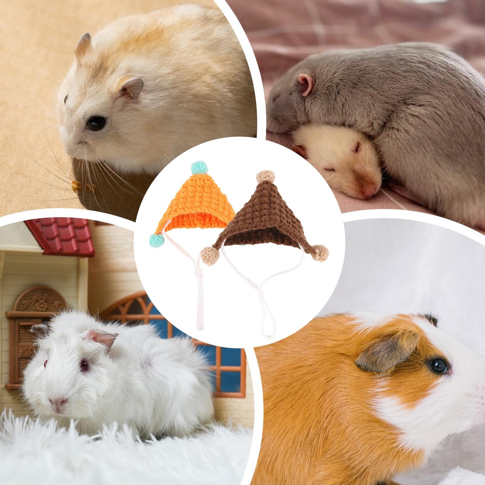 Amazon.co.jp: 小動物の帽子、ハムスター用の小さな帽子 - ハムスター