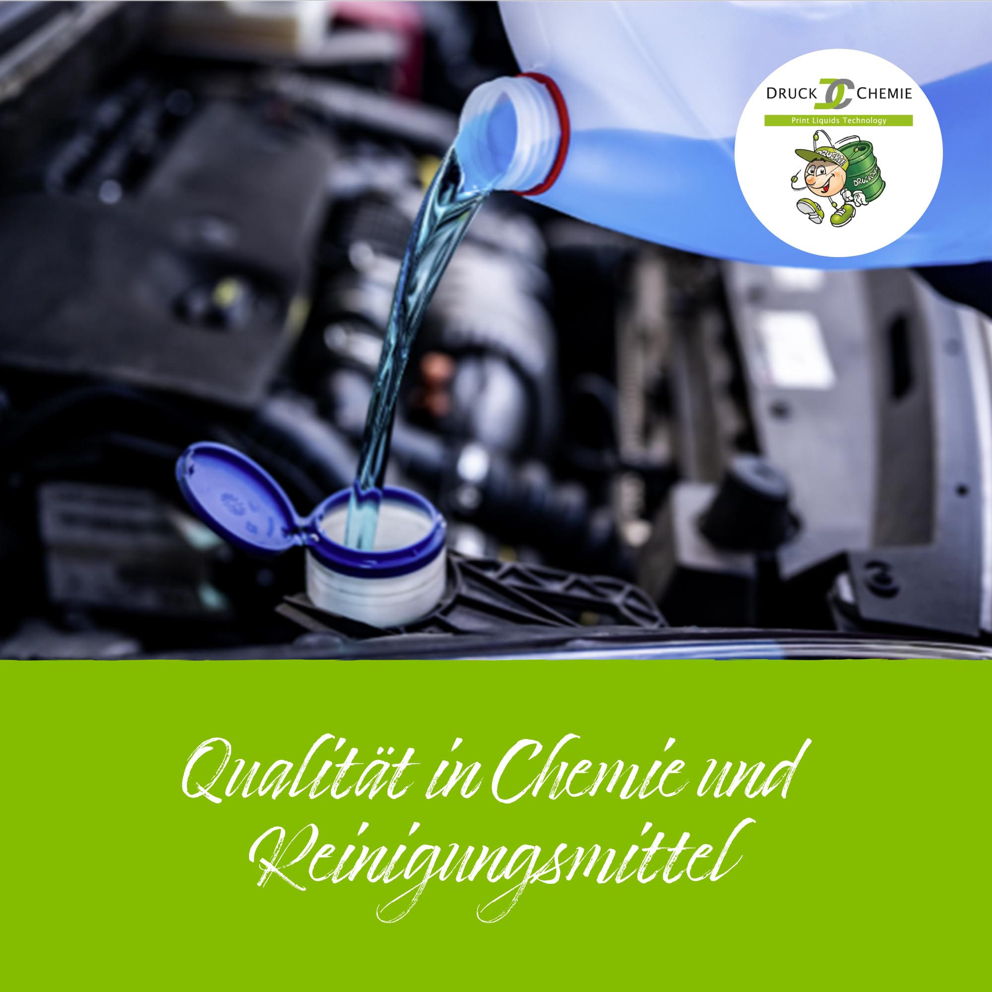 DC DruckChemie GmbH Antifreeze Scheibenenteiser Auto 20L + Auslaufhahn - Leistungsstarker Entfroster für Autoscheiben, Seitenspiegel & Scheinwerfer