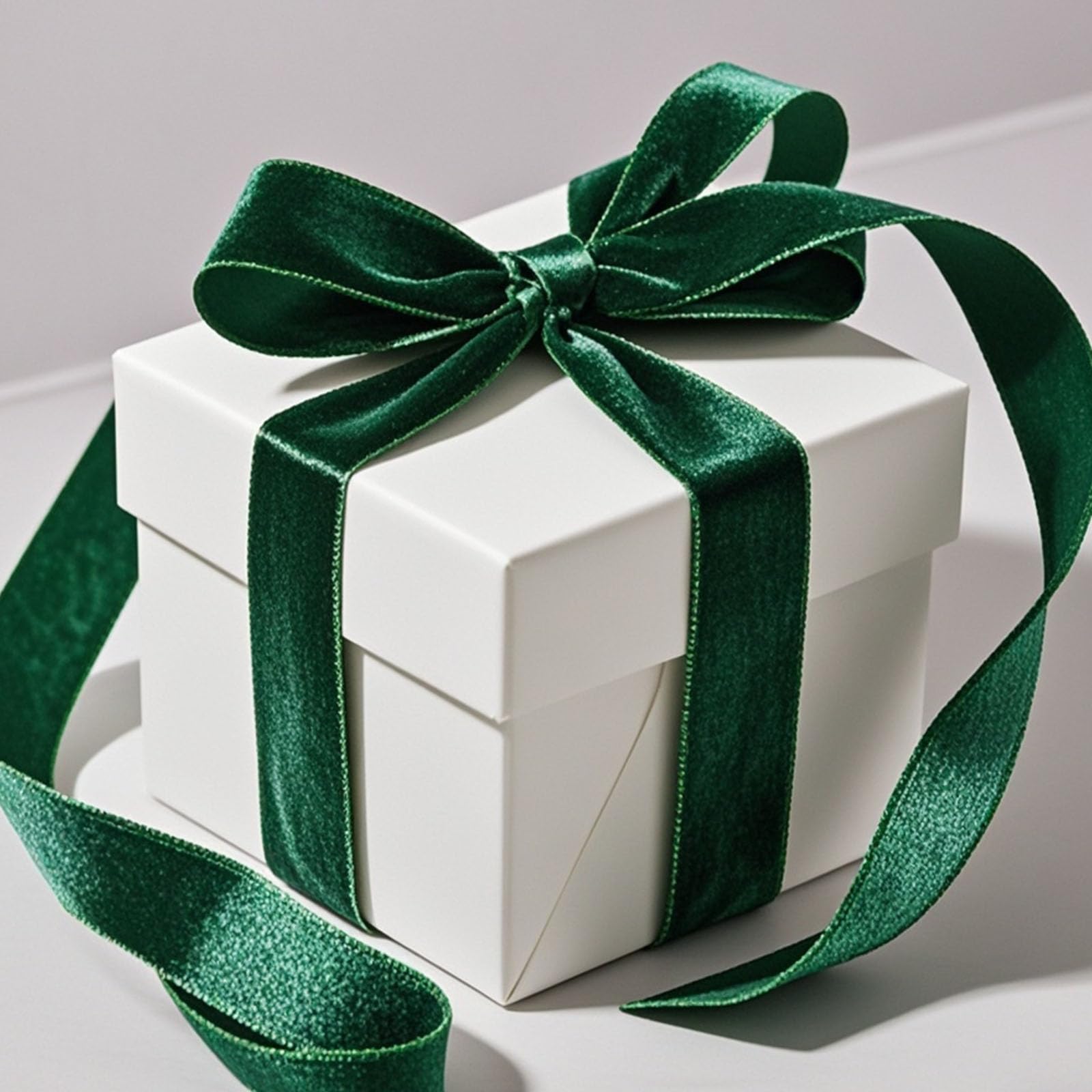 Ruban Cadeau En Velours - 10 M X 2,5 Cm - Accessoire D