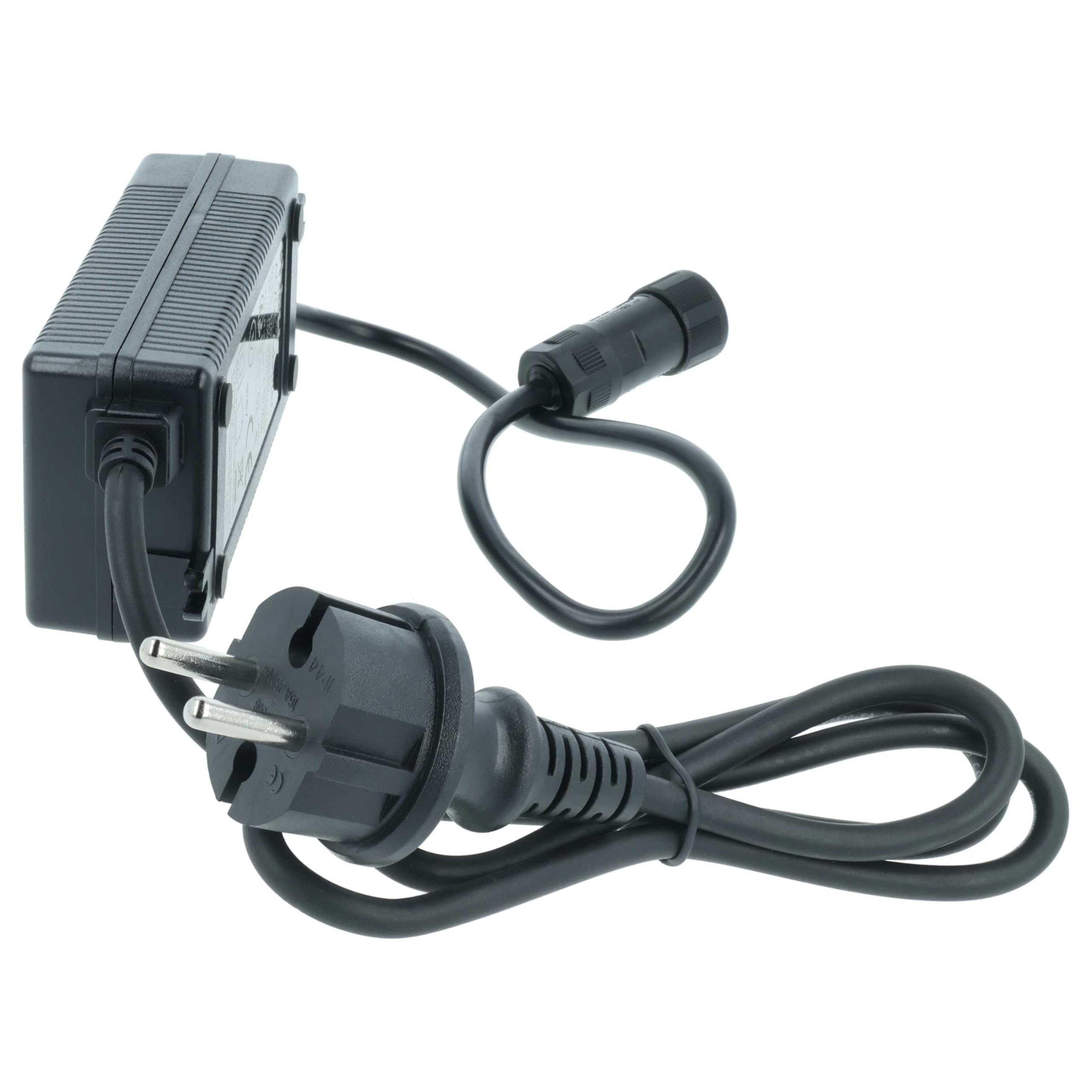 vhbw Chargeur remplacement pour Worx 50029485, WA3754, WA3716, WA3744 pour batterie de robot tondeuse