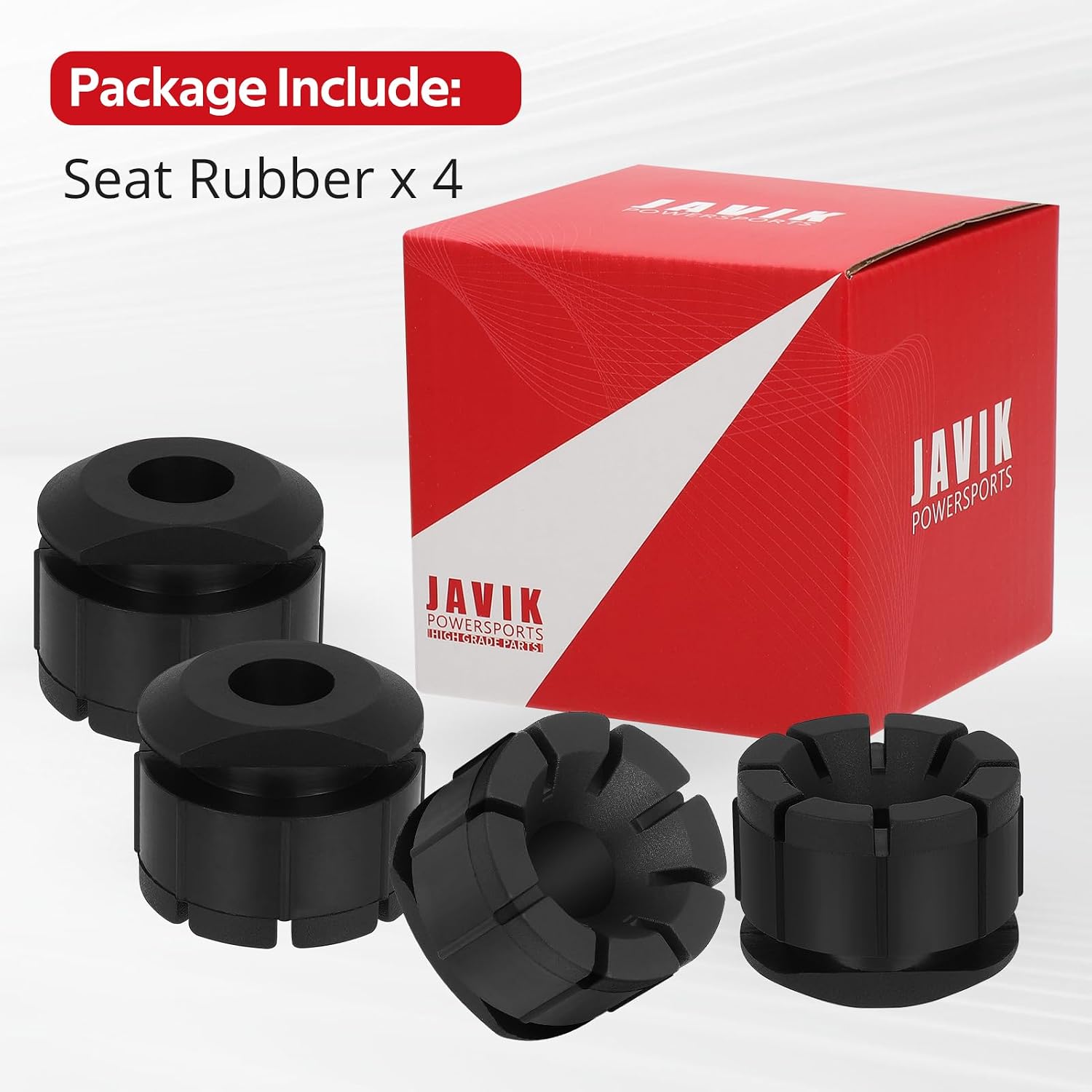 Seat Mounting Cushion Rubber for FourTrax 300 Rancher 350 400 420 Foreman 400 450 500 Rubicon 500 Recon 250 Rincon 650 680 TRX125 TRX200 TRX700 ATC125 ATC185 ATC200 ATC250 ATC350 (4 PCS)