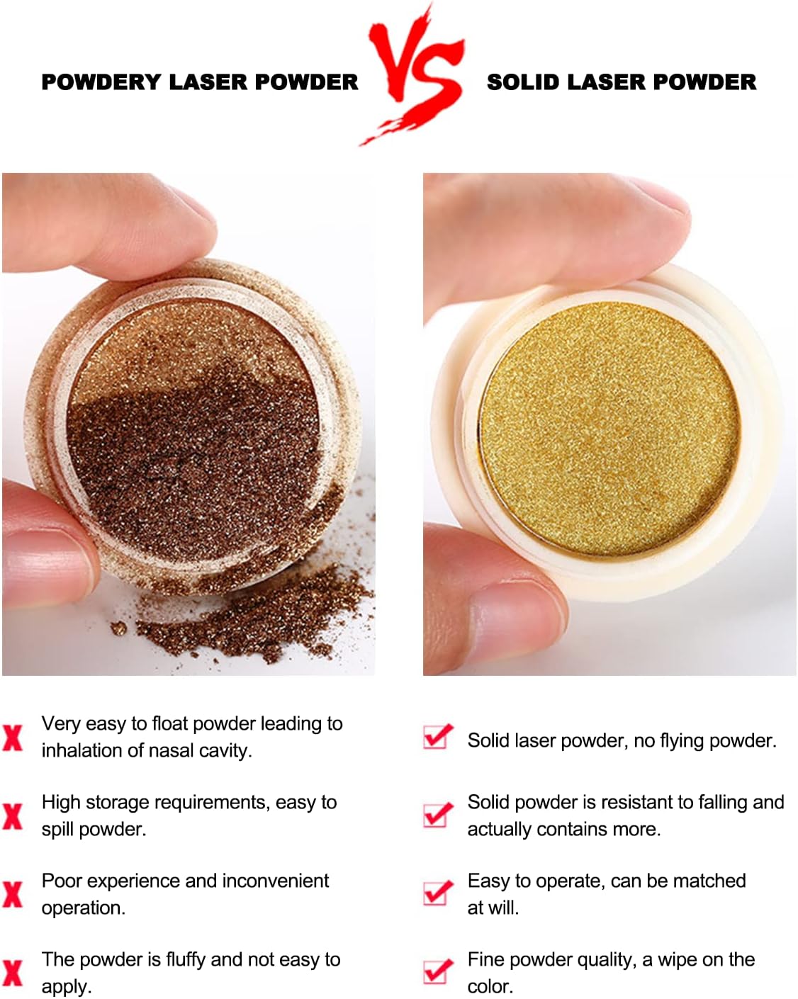 Gold Silver Chrome Nail Powder Solid Acrylic Dip Powder Holographic Fine Glitter Metallic Magic Mirror Effect French Manicure Reflective Pigment Gel Polish Nails Art Sequins Design Supplies