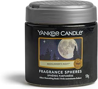 Fragrance Spheres Air Freshener, Up to 45 Days of Fragrance, Midsummer's Night, Wax, Black, 7.4 cm x 8 cm