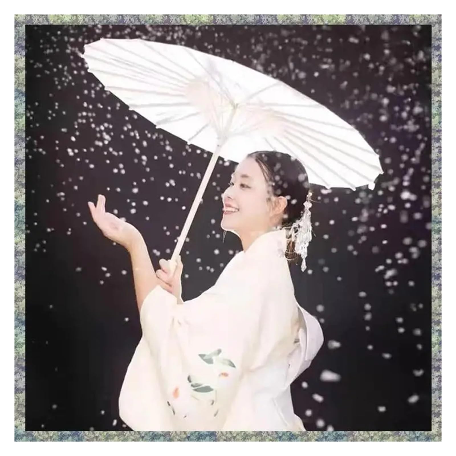 Paraguas De Papels para Boda 7PCS Paper Parasol Wedding Umbrella