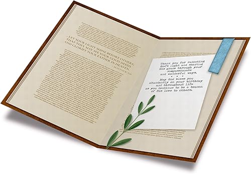 Miniatura 2 de Prime Greetings Tarjeta de cumpleaños religiosa para pastor, fabricada en Estados Unidos, ecológica, tarjeta gruesa con sobre de primera calidad de