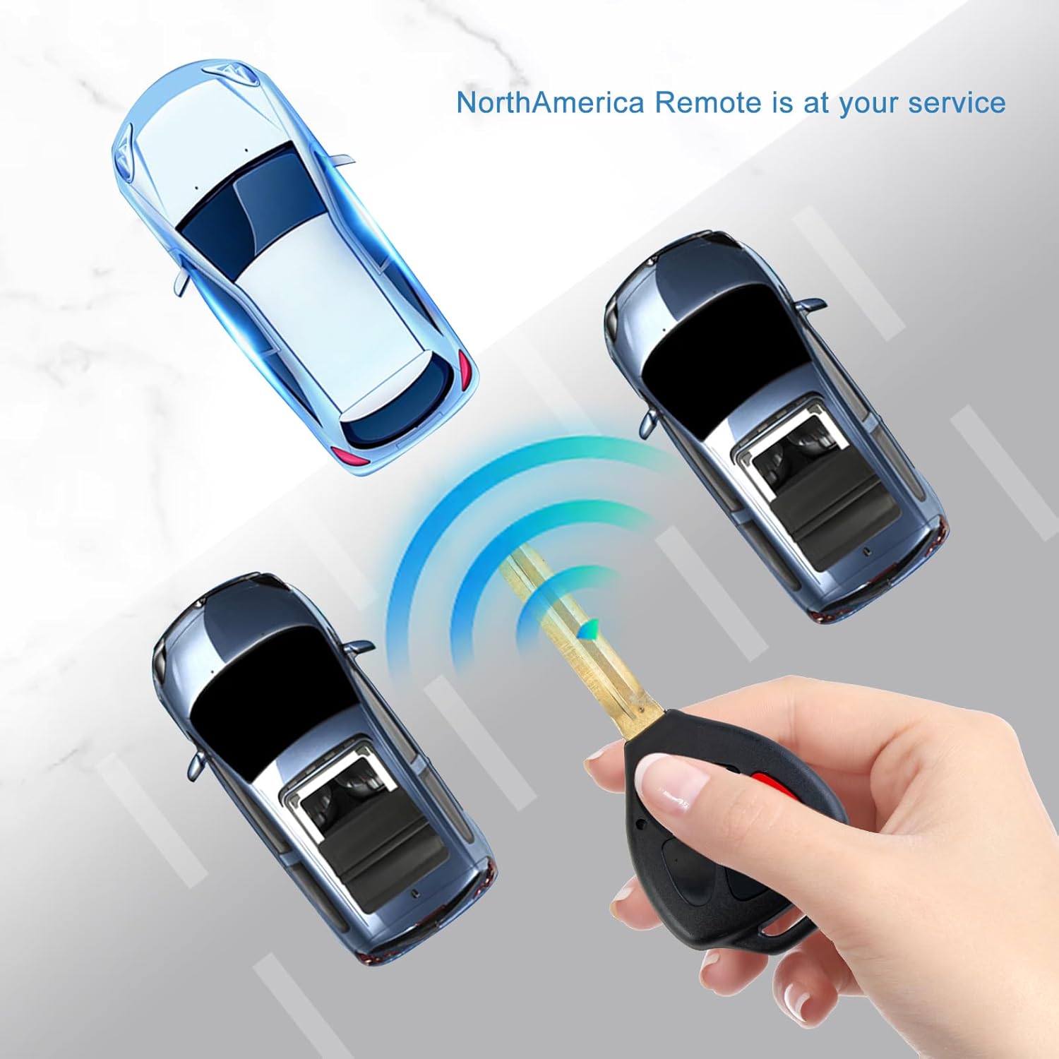 Car Key Fob Keyless Entry Remote Replacement for 2007-2010 Toyota Yaris 3 BTN MOZB41TG (2)