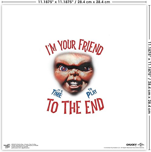 Miniatura 6 de Trends International Gallery Pops Play - Póster de pared Chucky Time To Play, 12.00 x 12.00 pulgadas, versión sin marco
