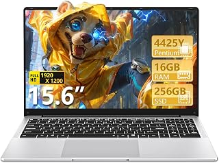 Tunhail Laptop Computer,15.6 Inch Laptop 16GB RAM 256GB SSD with FHD Display 1920 * 1080,Traditional Laptop 2-Year Warranty,5000mAh Battery for Students/Business