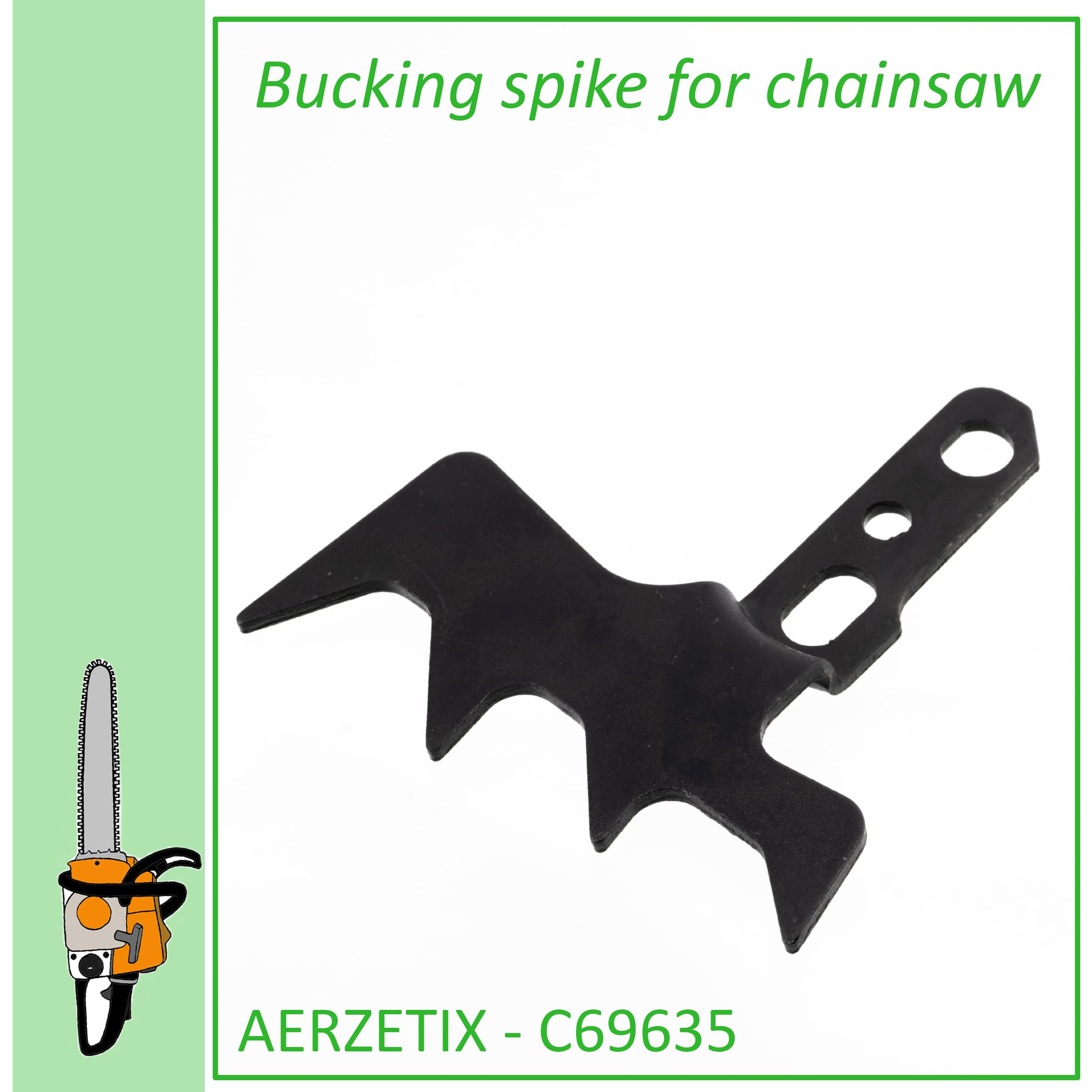 AERZETIX - C69635 - Griffe Piquet de Pare-Chocs d'abattage pour tronçonneuse - Compatible avec Husqvarna 40 45