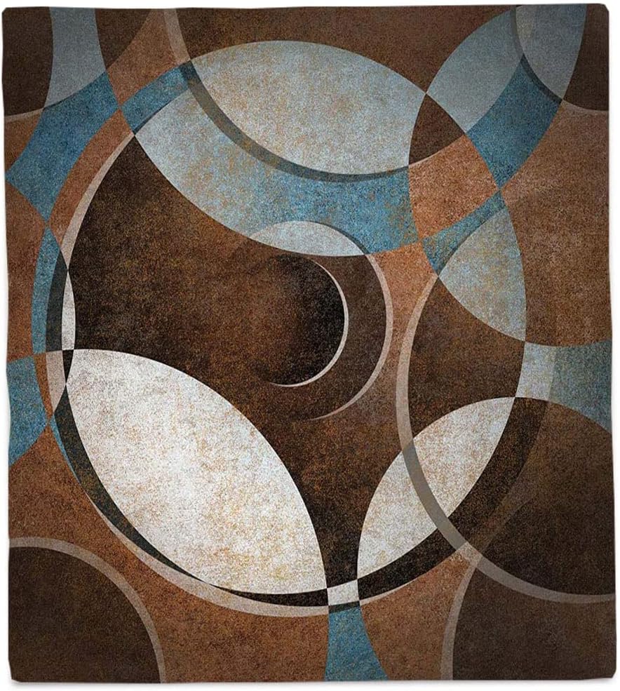 Air Conditioning Blanket, Abstract Teen Blankets and Throws, Hammer Head Shark Underwater Sea Ocean, Soft Warm, 50 x 60inches, Assorted Styles, Blue Aqua White