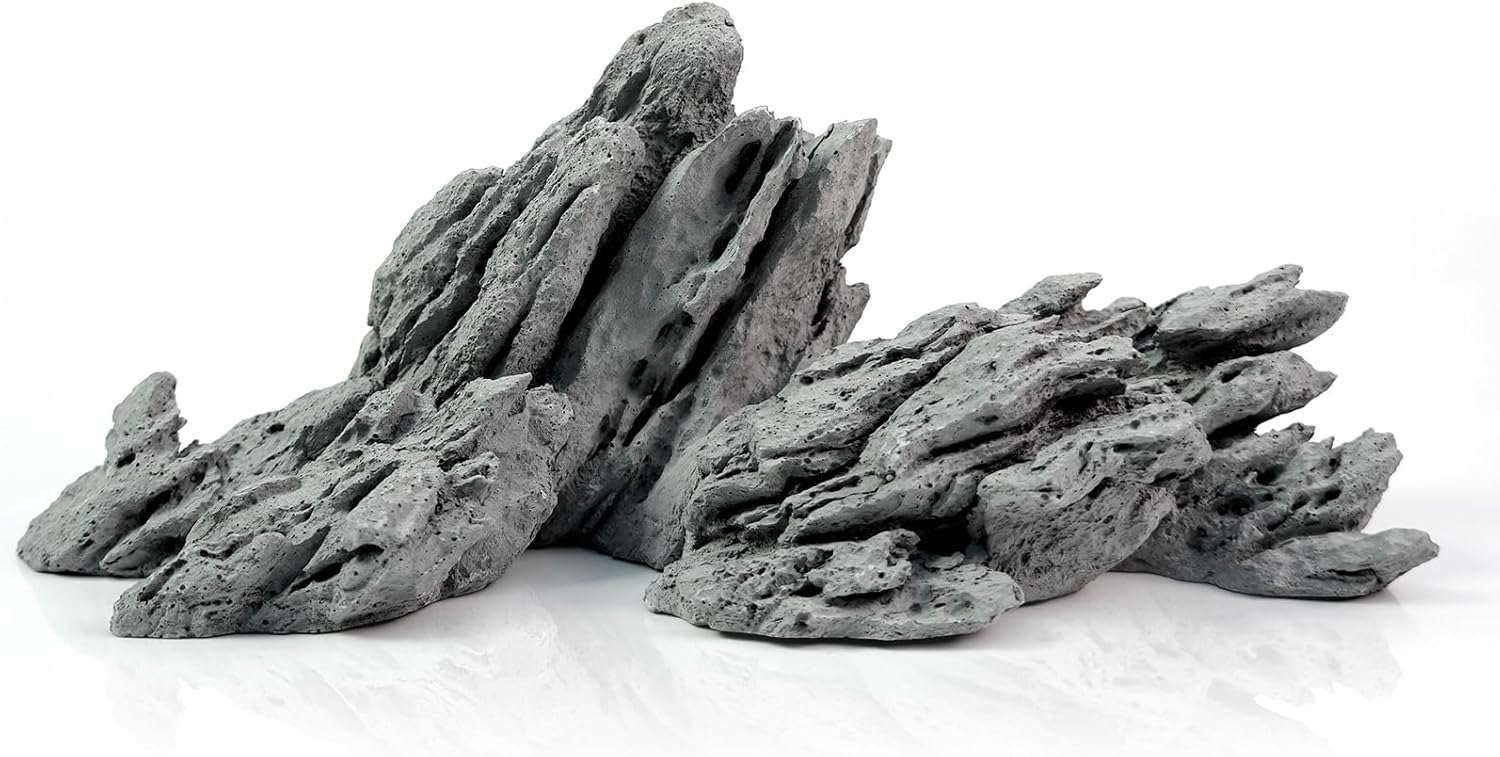 FZONE Aquarium Rocks Aquascaping, Resin Seiryu Rock for Aquascaping