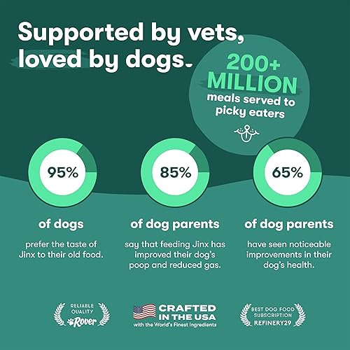 Miniatura 7 de Jinx - Alimento seco premium sin granos para perros, para todas las etapas de la vida - Galletas de pollo real, batata y zanahoria