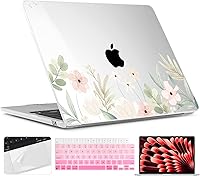 Vista 223 de TWOLSKOO for M4 MacBook Air 13.6 inch Case 2025-2022 Release M4 A3240 M3 A3113 M2 A2681, Plastic Hard Shell & Screen Protector & Keyboard Cover &