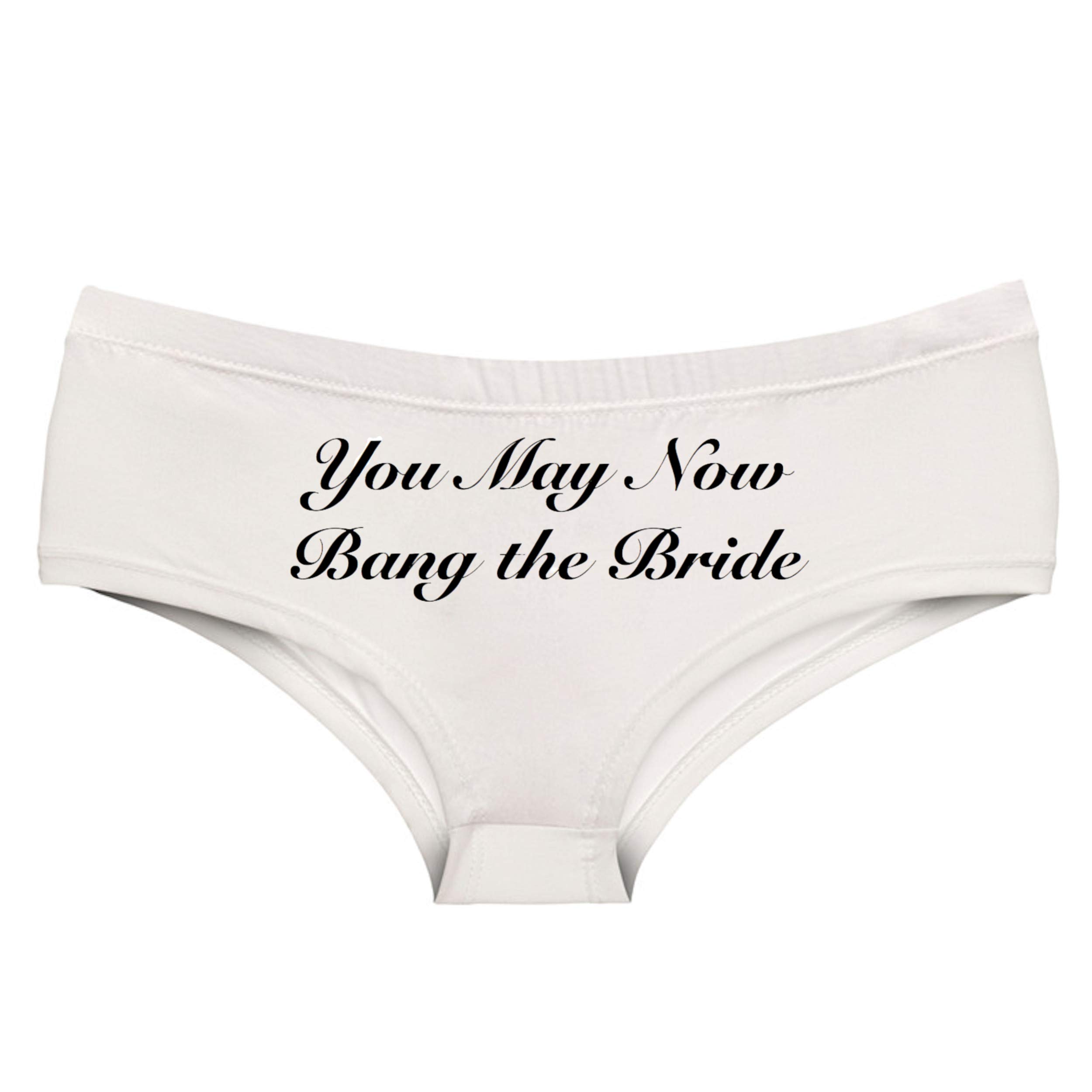 AWESOMETIVITY Bachelorette Bride Hipster Panties- Bridal Lingerie Gifts, XS-XXL