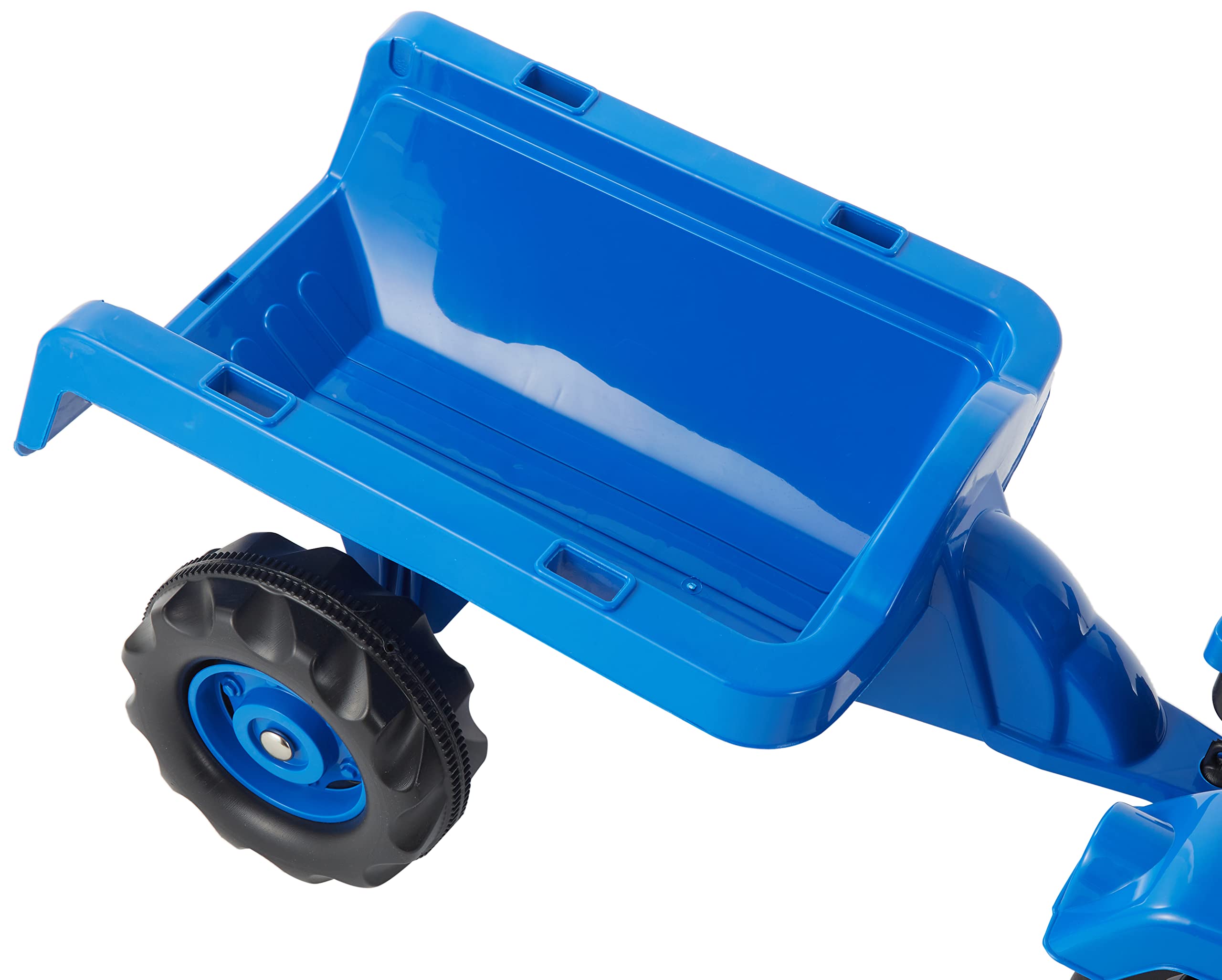 Dolu Trattore con rimorchio - Pedale, blu