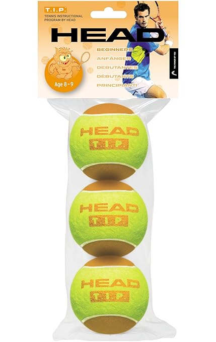 Head Tennis Ball TIP - I, Red (Pack of 3)
