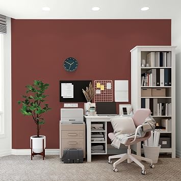 Glidden One Coat 1 gal. Sweet Spiceberry/Red Flat Interior Paint with Primer
