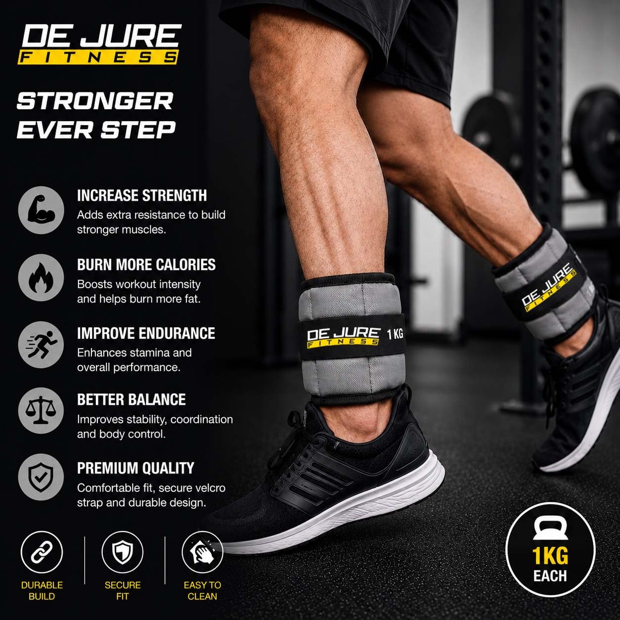 De Jure Fitness Ankle Wrist Weights - Boost Your Workout! -6