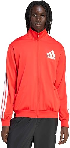adidas Men's FIFA World Cup 2026 Track Top, Canada/Red, X-Large