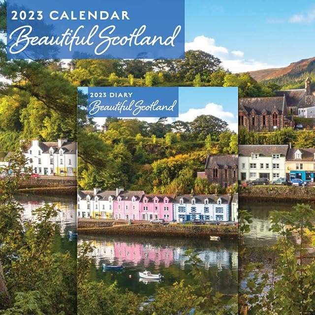 2023 calendar and diary set the BEAUTIFUL SCOTLAND 2023,This Will Make a Great Xmas Gift & Comes Already Gift Wrapped