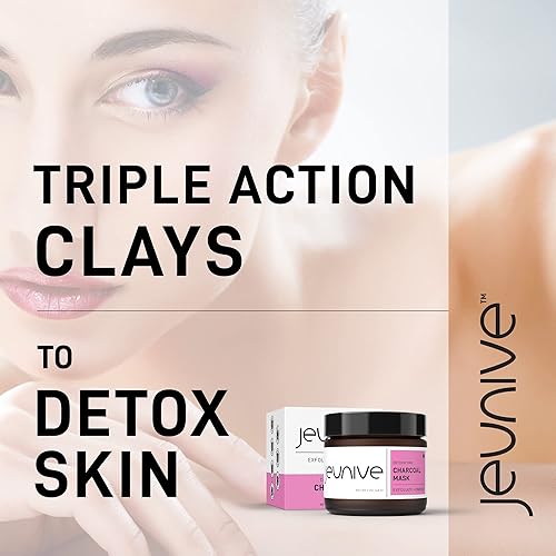 Miniatura 2 de Máscara de carbón desintoxicante de triple acción, arcillas limpiadoras de calidad de spa, reduce los poros, exfolia suavemente, antienvejecimiento