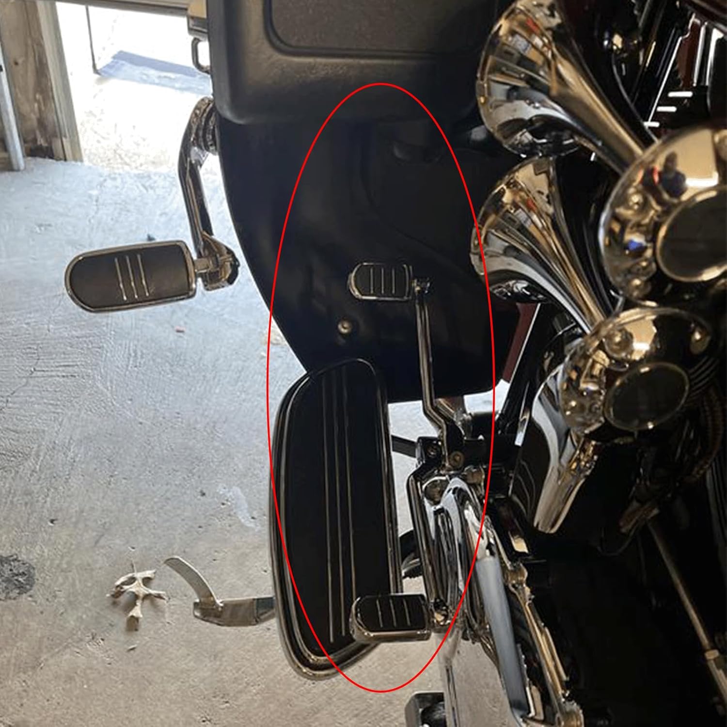 Heel Toe Shift Levers/Shifter Pegs + Inner Steel Shifter Lever Shaft Fits for Harley Touring Road King Electra Glide Street Glide 1988-2016