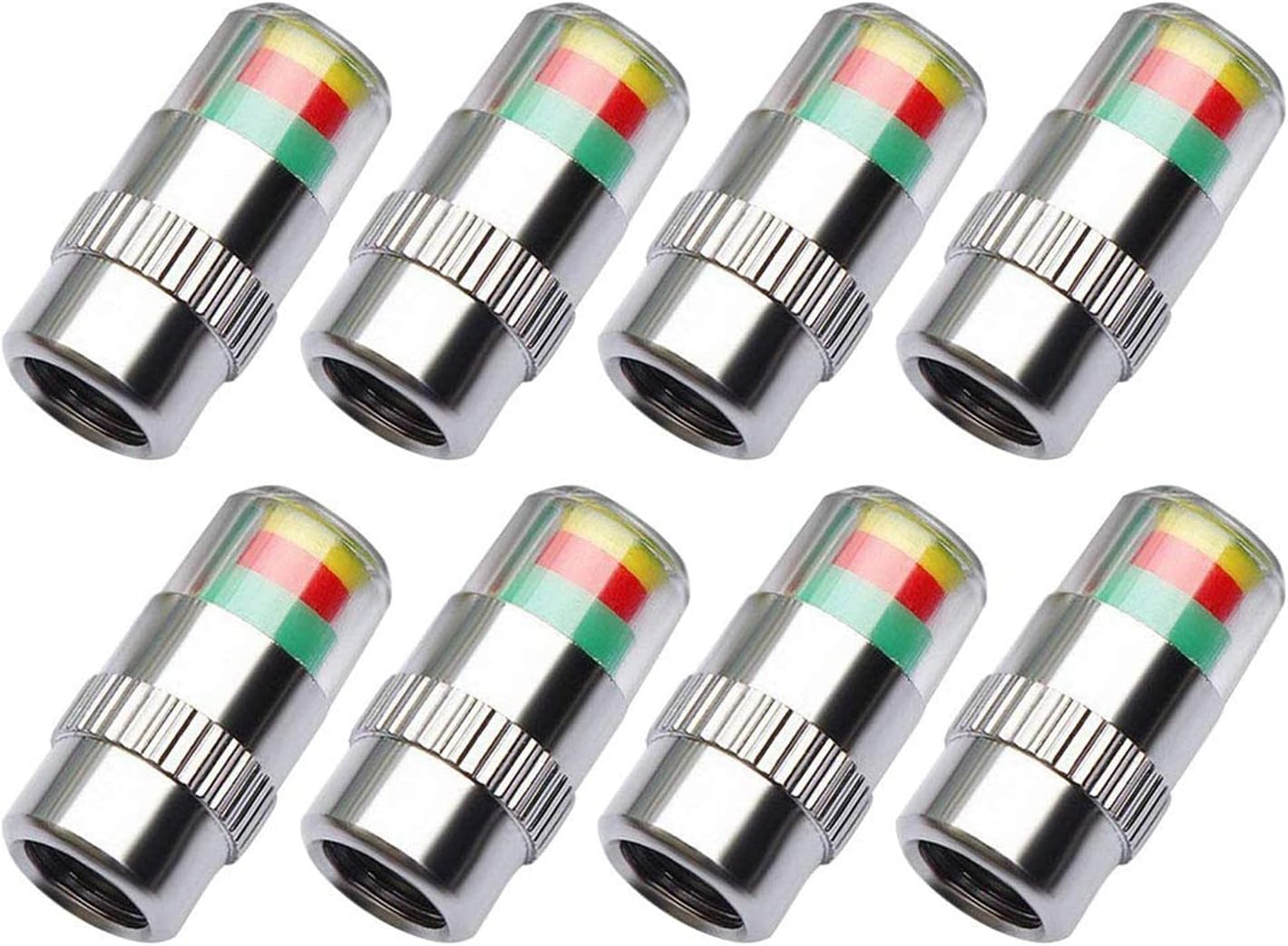 ANKIA 8Pcs 2.4Bar 36PSI Car Tire Pressure Monitor Valve Stem Caps