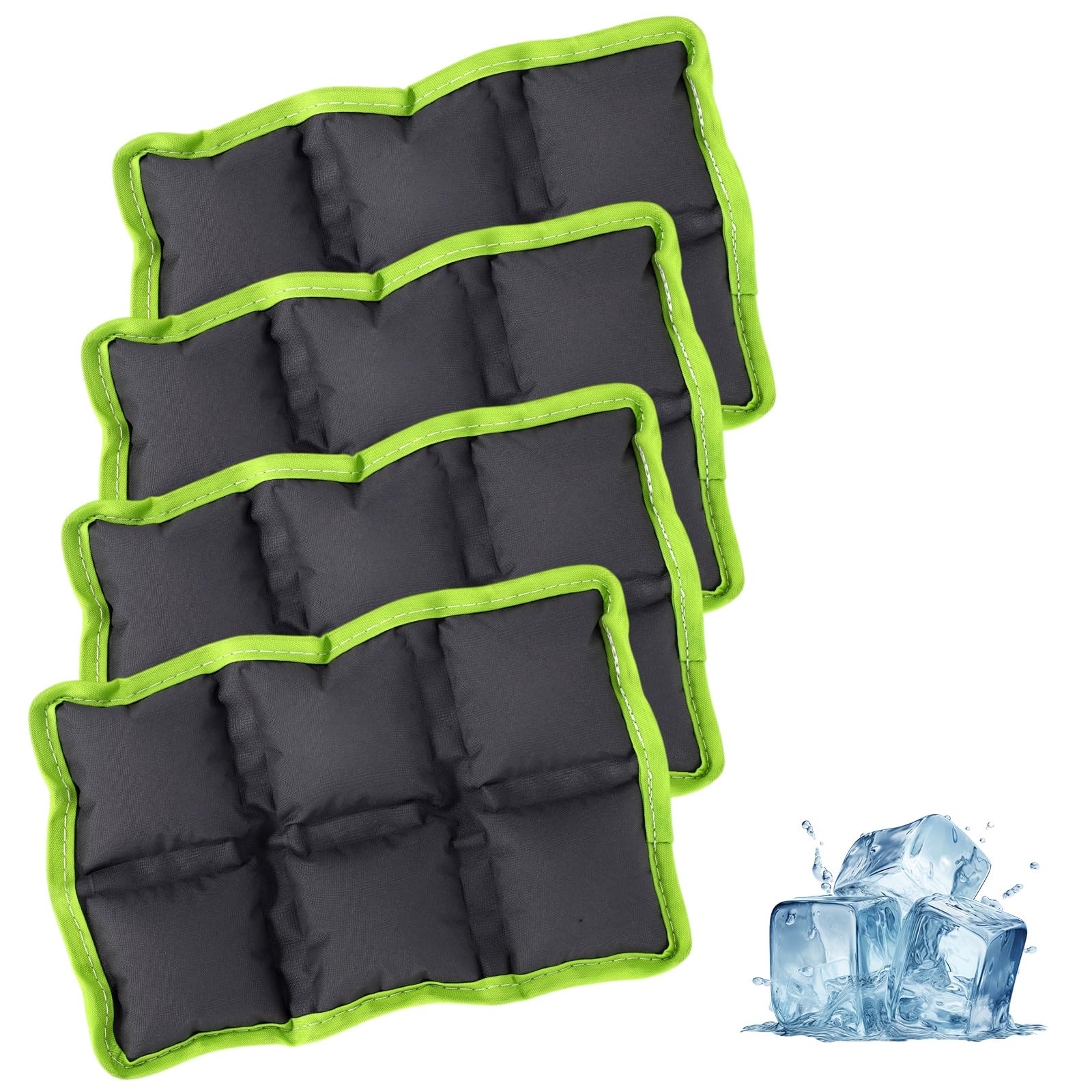 Lyreh 4pcs Reusable Lunch Box Ice Packs