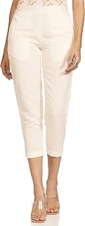 by Shoppers Stop Womens Slim Fit Solid Pants