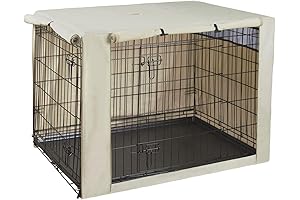 HiCaptain Dog Kennel Cover For Wire Crate